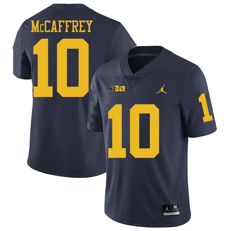 Jordan Brand Men #10 Dylan McCaffrey Michigan Wolverines College Football Jerseys Sale-Navy - Click Image to Close